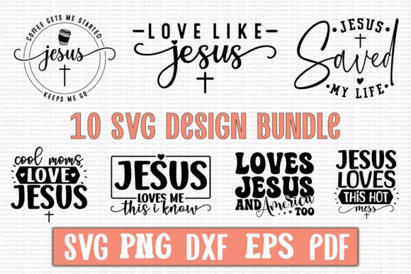Christian SVG Bundle 01: A Versatile Design for Faithful Creations