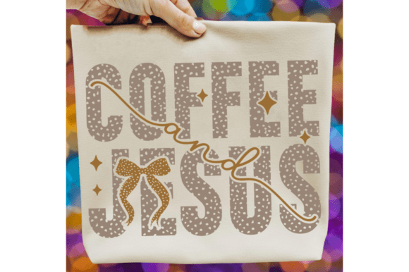 Coffee and Jesus PNG: A Versatile Graphic for T-Shirt Designs