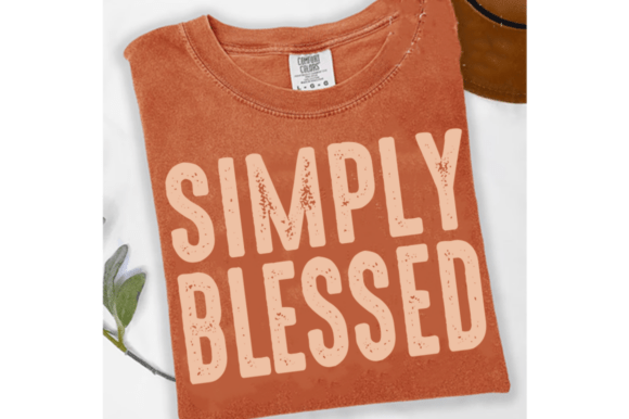 Fall Simply Blessed PNG,Christian SVG for T-Shirt Designs
