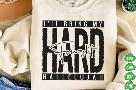 Hard Fought Hallelujah SVG: A Faithful Embroidery Design