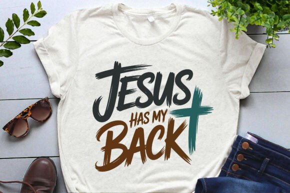 Jesus Has My Back: A Faithful Embroidery Design