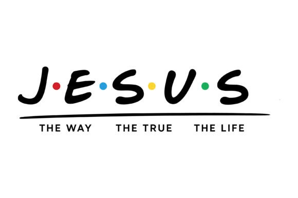 Jesus Way Truth Life Friends Style SVG: A Versatile T-Shirt Design Graphic