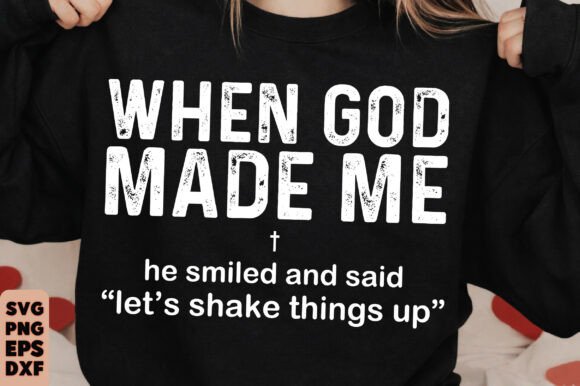 Let's Shake Things Up: A Versatile Christian Png for T-Shirt Designs and Graphics