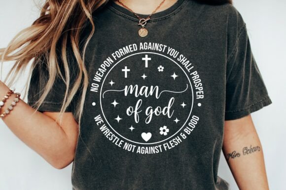 Man of God Svg Cross Nails: Perfect for T-Shirt Designs and Graphics
