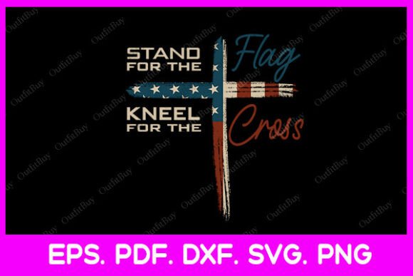 USA Flag Religious 4th of July Christian Graphics for T-Shirts